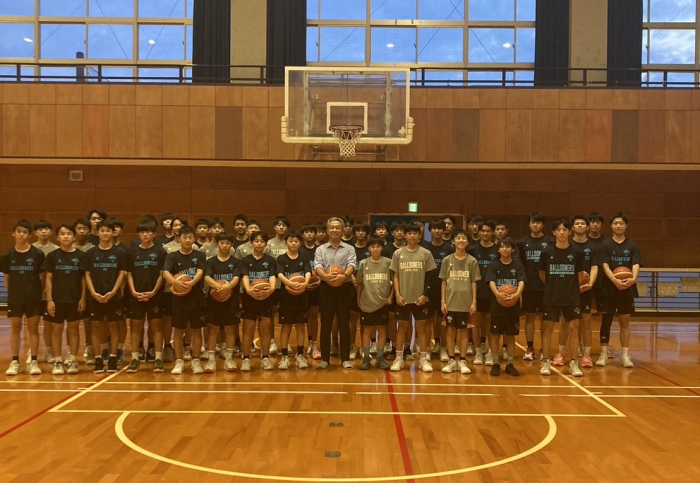 佐賀バルーナーズユースの練習会場に訪問しました。